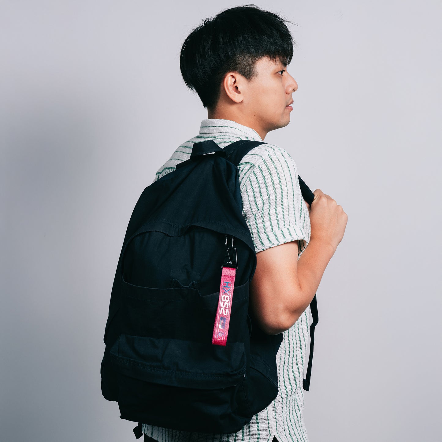 Webbing Key Chain - Pink  鍛面飛行掛帶 - 粉紅色