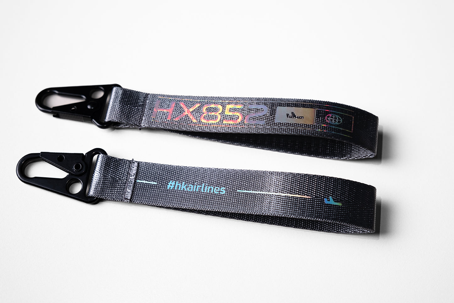 Webbing Key Chain - Sliver Grey  鍛面飛行掛帶 - 銀灰色