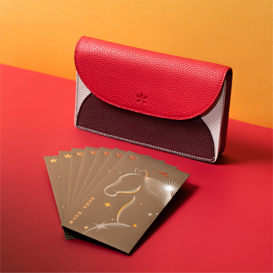 Red Packets (4 packs) with Holder 2026