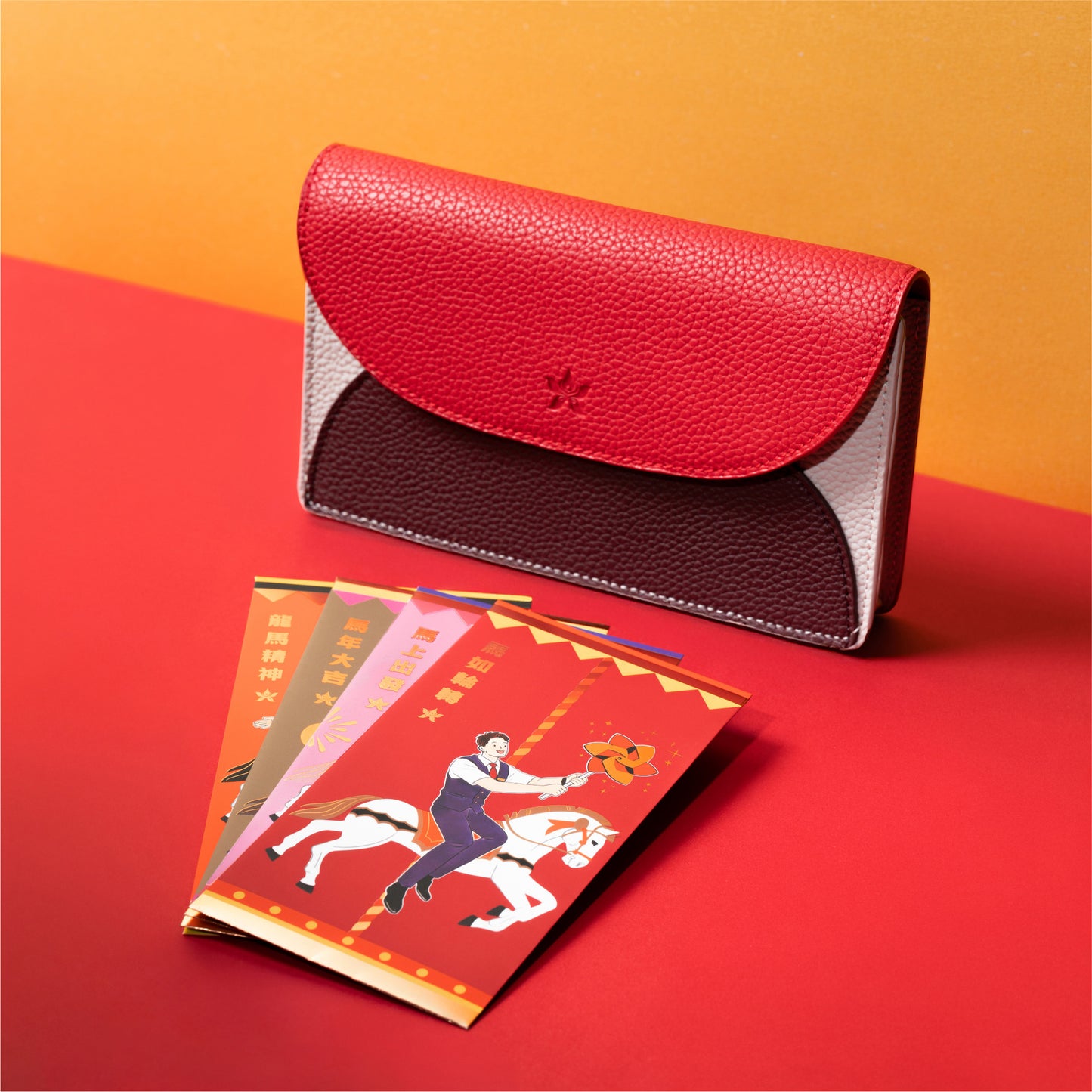 Red Packets (4 packs) with Holder 2026