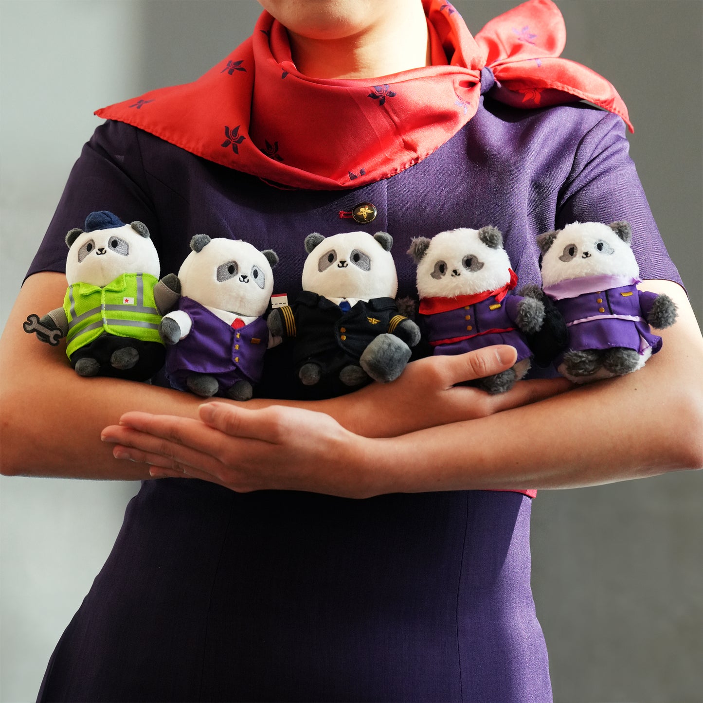Hong Kong Airlines x Ocean Park “Panda Friends” | Surprise Flight Crew Blind Box Plush 機組人員驚喜盲盒公仔