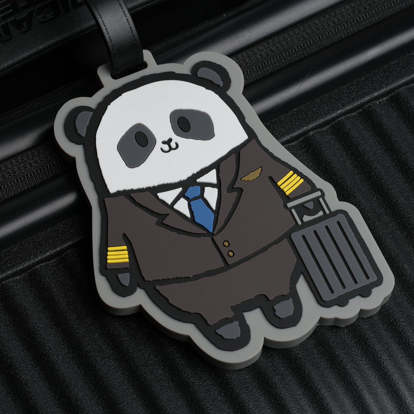 Hong Kong Airlines x Ocean Park "Panda Friends"| Pilot Luggage Tag "De De" | 飛機師行李牌 「得得」