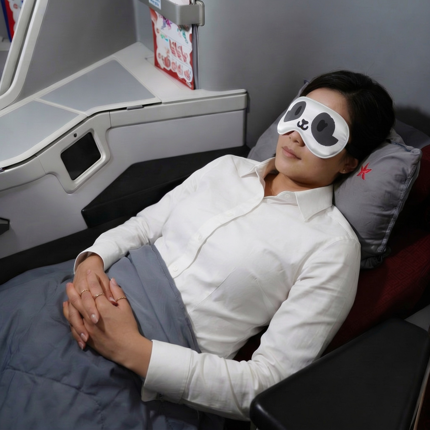 Hong Kong Airlines x Ocean Park “Panda Friends”  | Sweet Dream Eye Mask "Jia Jia" 甜夢眼罩 「加加」