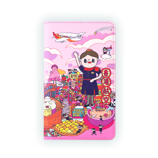 Illustrator Jane Lee x Hong Kong Airlines Passport Holder